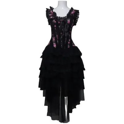 Déguisement (Noir, Rose, Multicolore) de Gothicana by EMP Coton, Polyester