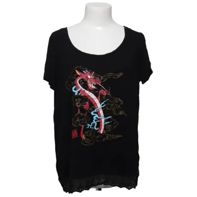 T-shirt (Black, Multicolored) from Disney Elastane, Viscose