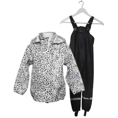 Regnställ (Svart, Vit, Grå) från Tuxer Polyester