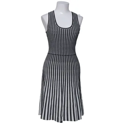 Kjole (Sort, Hvid) fra Michael Kors Elastan, Polyamid, Viscose