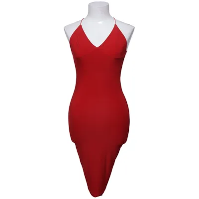 Jurk (Slinky Dress Low Back With Bum Ruching) van Rebecca Stella Elastaan, Polyester