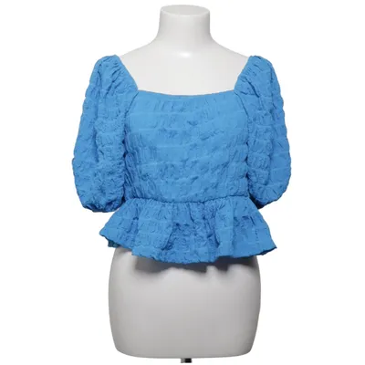 Peplumbluse (Blå) fra VILA Polyester