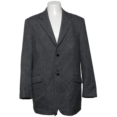 Blazer (Gray) from East West Polyester, Viscose, Wool