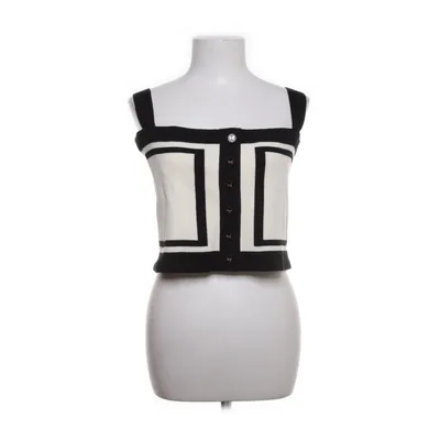Crop top (Beige, Black) from Chicwish Acrylic