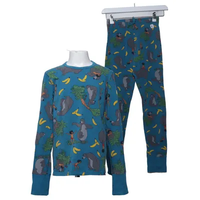 Pajamas (Blue, Multicolored) from Polarn O. Pyret Elastane, Organic cotton