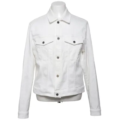Veste en jean (Blanc) de BLK DNM Élasthane, Coton biologique