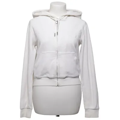 Huvtröja (Vit) från Juicy Couture Bomull, Polyester