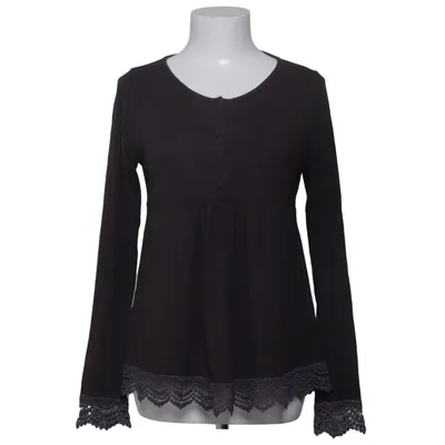 Henley shirt (Bruin) van By Kjederqvist Elastaan, Polyester, Viscose