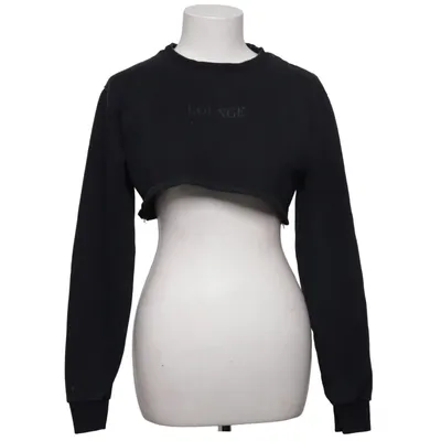 Crop top (Black) from Lounge Apparel Cotton, Polyester