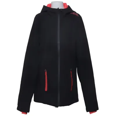 Softshelljacke (Schwarz, Rot) von Girls United Elasthan, Polyester