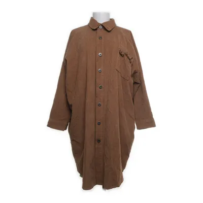 Skjortklänning (Brun) från Made in italy Elastan, Viskos