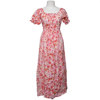 Långklänning (Rosa, Röd, Vit, Flerfärgad) från H&M Polyamid, Viskos