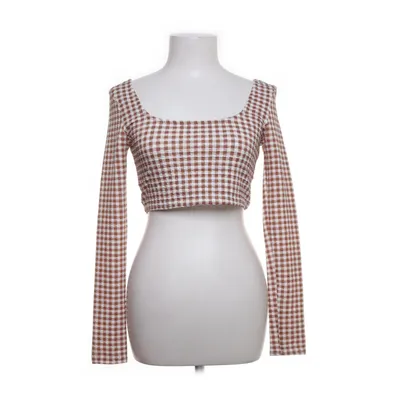 Crop top (Bruin, Meerkleurig) van Collusion Elastaan, Polyester
