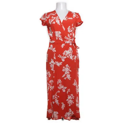 Wrap dress (White, Red) from Indiska Viscose