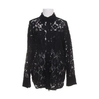 Shirt (Black) from H&M Trend Cotton, Polyamide, Viscose