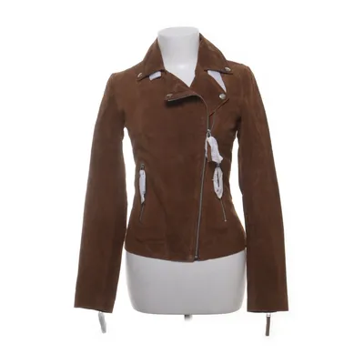 Läderjacka (Brun) från Esmara Skinn, Polyester