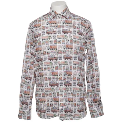 Shirt (Wit, Meerkleurig) van Eton Katoen