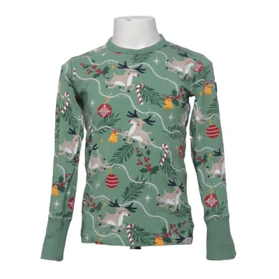 Long sleeve T-shirt (Green, Multicolored) from Polarn O. Pyret Elastane, Organic cotton