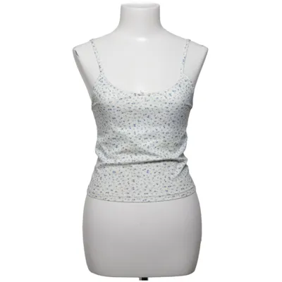 Tanktop  (Hvid, Blå) fra Pacific Republic Pull & Bear Elastan, Polyester
