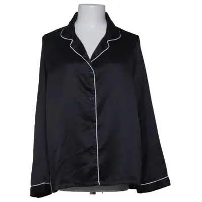 Chemise de pyjama (Noir) de Ladies lounge Polyester