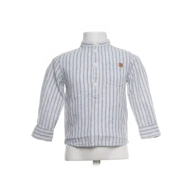 Skjorta (Blå, Vit) från H&M Bomull, Linne