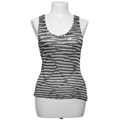 Tank Top (Black, White) from Missoni Cupro, Polyester, Viscose
