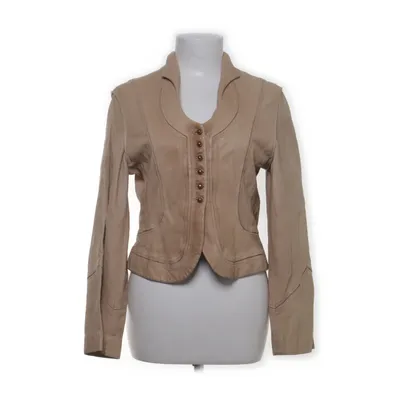 Läderjacka (Beige) från Oakwood Skinn