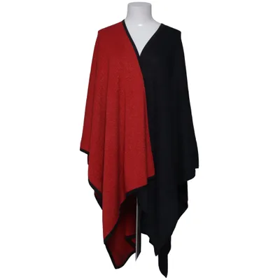 Poncho (Röd, Svart) från Wica Metallfiber, Viskos