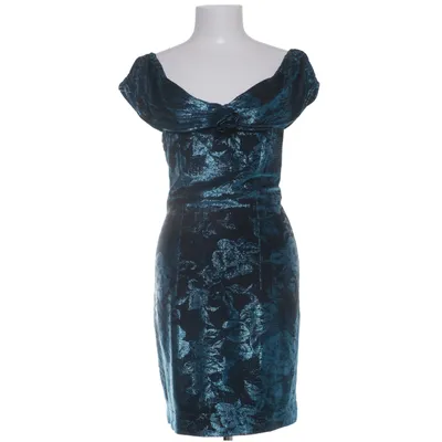 Cocktail dress (Blue, Black) from Fashion Style Metallic fiber, Polyamide, Viscose