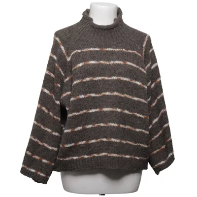 Pul à col roulé (Gris, Blanc, Marron) de Absolu Acrylique, Polyester, Viscose, Laine