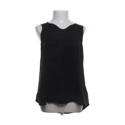 Tanktop (Zwart) van Diesel Cupro, Viscose, Leer