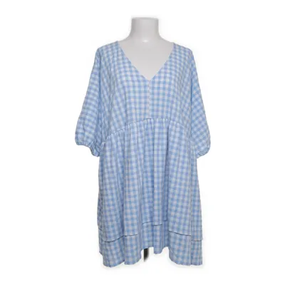 Klänning (Vit, Blå) från Weekday Polyester, Viskos, Elastan