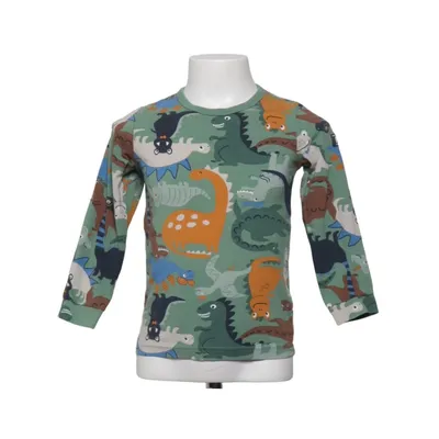 Long sleeve T-shirt (Green, Multicolored) from Polarn O. Pyret Elastane, Organic cotton