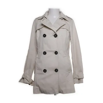 Trench coat (White) from Laura Clement Cotton, Polyester