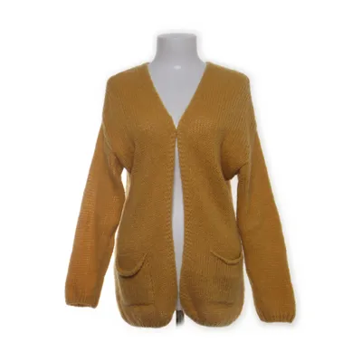 Cardigan (Yellow) from Cami Acrylic, Mohair, Polyamide, Wool
