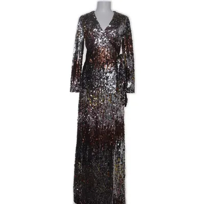 Omlottklänning (Svart, Flerfärgad) från Daisy Grace Polyester