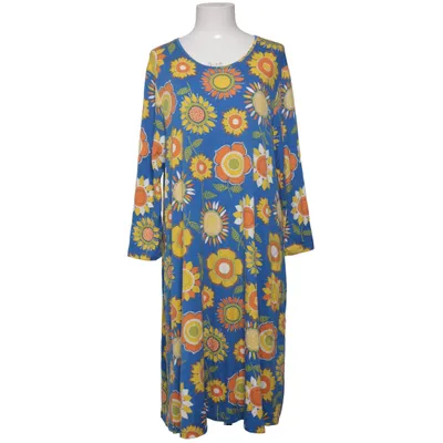 Jurk (Blauw, Meerkleurig) van Gudrun Sjödén Elastaan, Lyocell