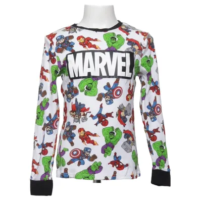 T-shirt à manches longues (Blanc, Multicolore) de Marvel