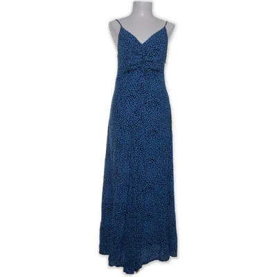 Långklänning (Blå, Svart) från Gestuz Viskos