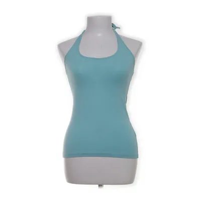 Halternecktopp (Blå) från Divided by H&M Bomull, Elastan