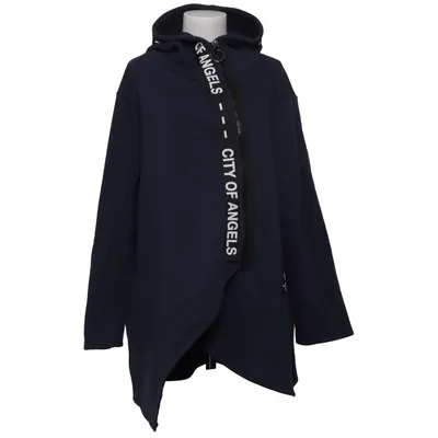 Sweat à capuche (Bleu) de Made in italy Coton, Polyester