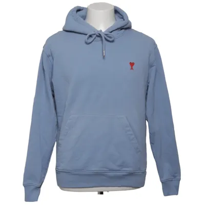 Sweat à capuche (Bleu) de AMI Paris Coton