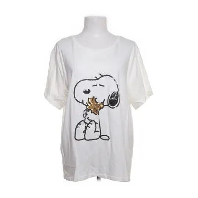 T-shirt (Vit, Svart, Guldfärgad) från Peanuts Bomull