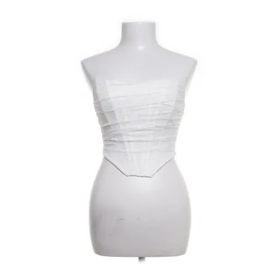 Corset (White) Cotton, Polyester
