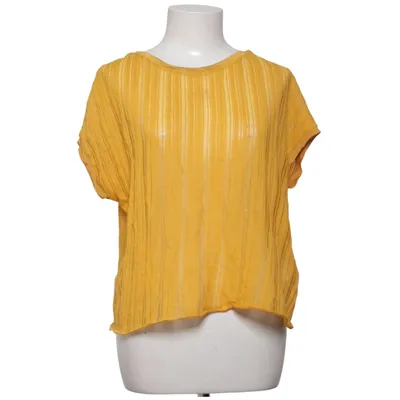 Haut (Jaune) de Stradivarius Basics Coton, Polyester