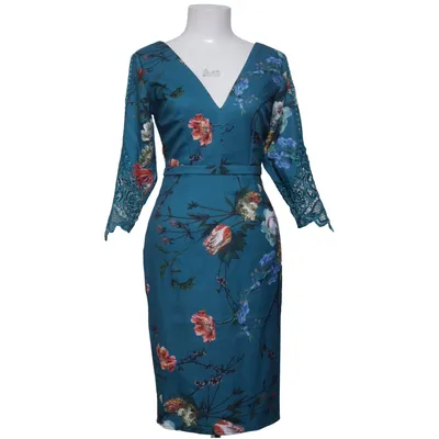 Jurk (Blauw, Meerkleurig) van Little Mistress Elastaan, Polyester