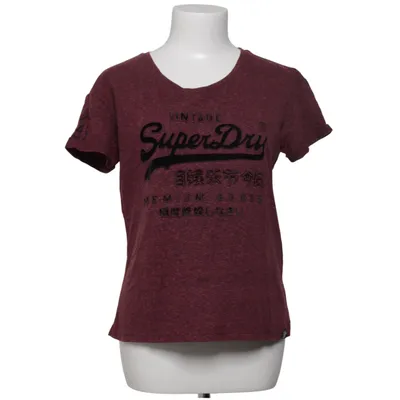 T-shirt (Lilla) fra Superdry Vintage Bomuld, Polyester, Viscose