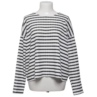 Sweater (Black, White) from Zara Collection Cotton, Elastane, Polyester, Viscose