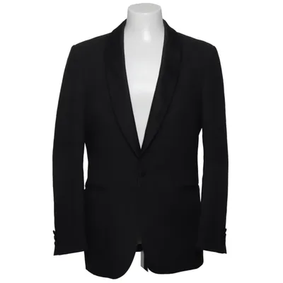 Tuxedo jacket (Black) from Royal Black Elastane, Polyester, Wool