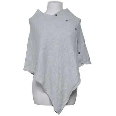 Poncho (Gris) de Flash Woman Acrylique, Polyamide, Laine